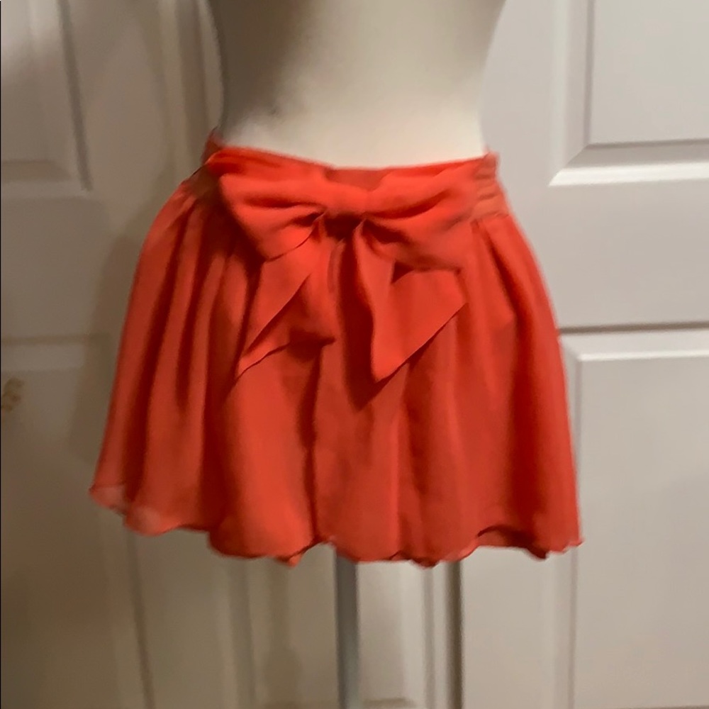 Orange skort